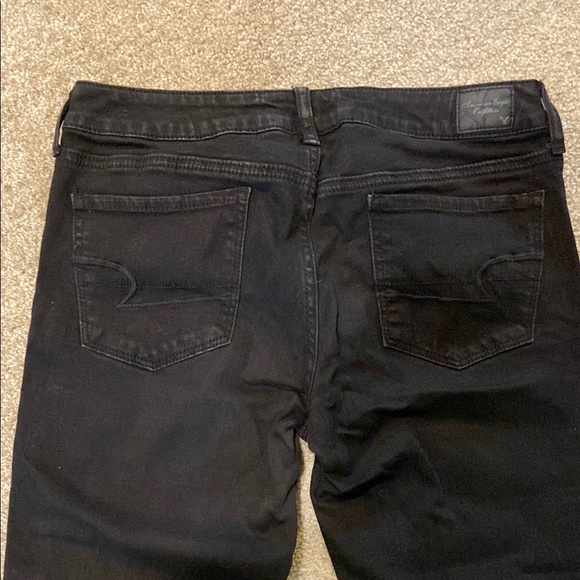 SALE 🖤 AEO Black Skinny Jeans - Picture 6 of 7